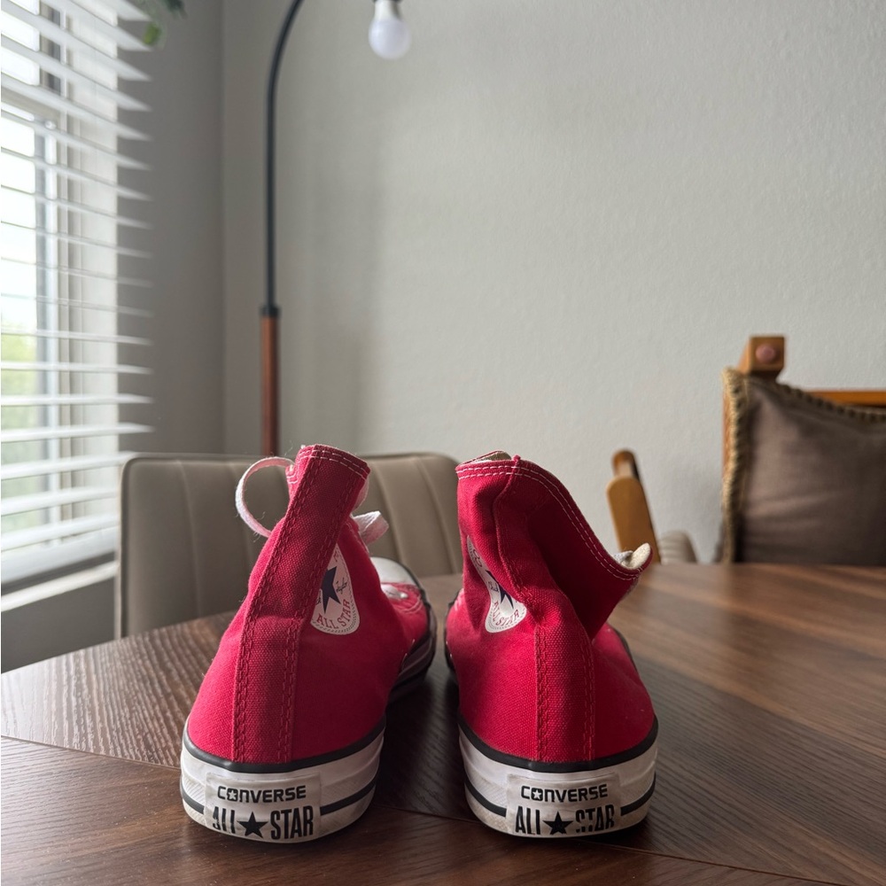 Converse All Star Red Canvas Sneakers